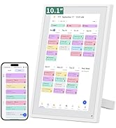 Smart Digital Calendar, 10.1" HD Smart Touch Screen Home Interactive Electron Calender WiFi Plann...