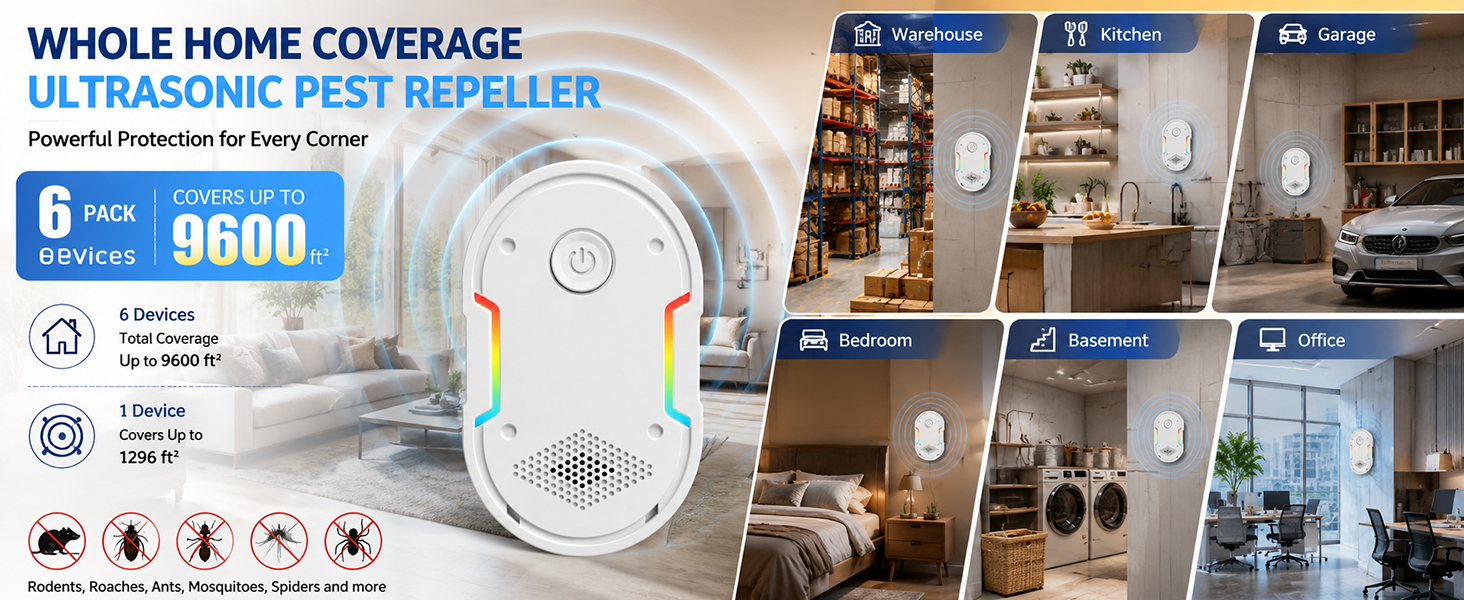 pest repellent ultrasonic plug in