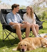 High Back Double Camping Chair