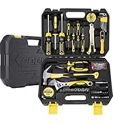 DOWELL 128-Piece Tool Set Auto Repair Tool Set Household Tool Kit Socket Wrench Screwdriver Bits ...