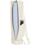 sportsnew Yoga Mat Bag, Full Zip Cargo Yoga Mat Carrier Bag with Drawstring Water Bottle Pocket a...