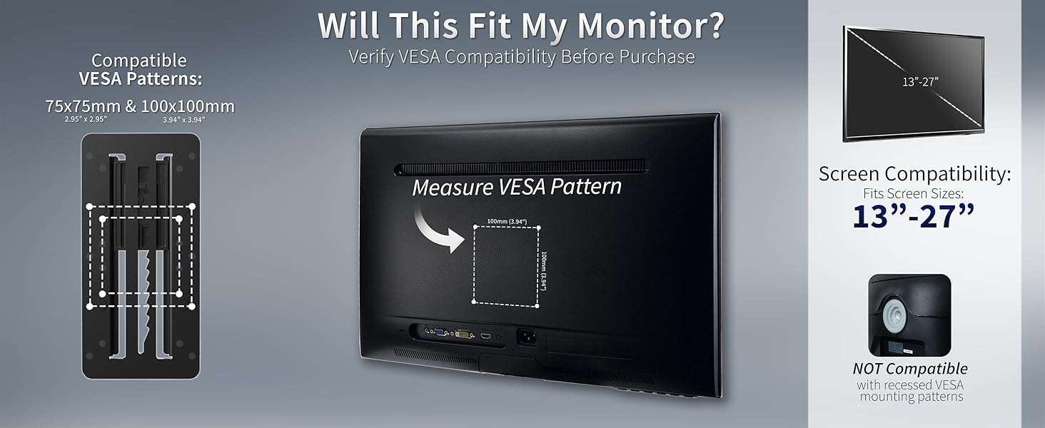 height adjustable vesa adapter