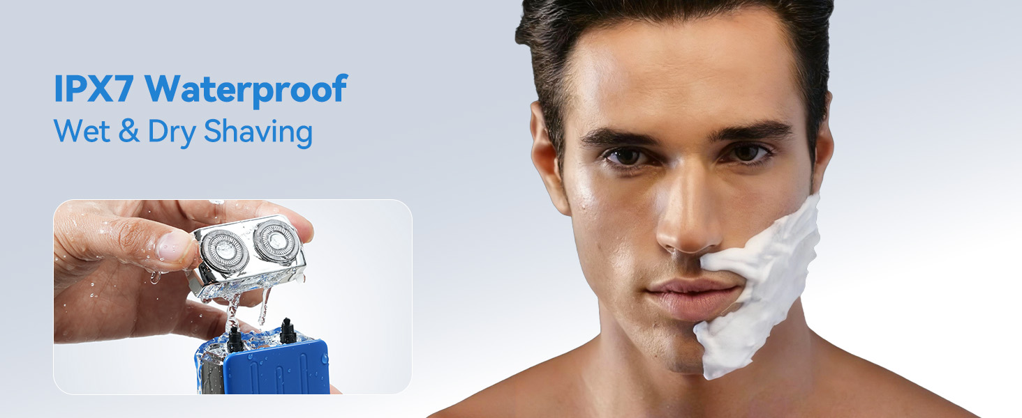 ipx7 waterprooof shaver