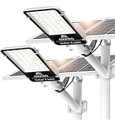 OKPRO 8000W Solar Street Lights Outdoor - S50GC Solar Lights Outdoor Heavy Super Bright LED Stree...