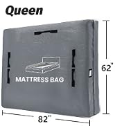 Mattress Bags for Moving and Storage, BETU Queen Mattress Protector Waterproof Mattress Cover wit...