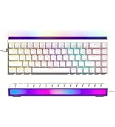 Womier 60% Percent Keyboard with Light Box, Wired Keyboard Gaming Mechanical with MCA Keycaps, OE...