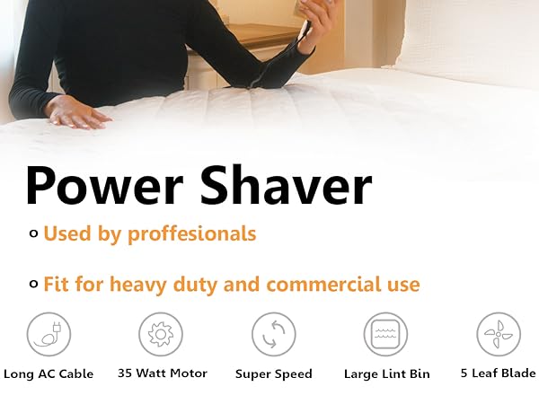 power shaver features