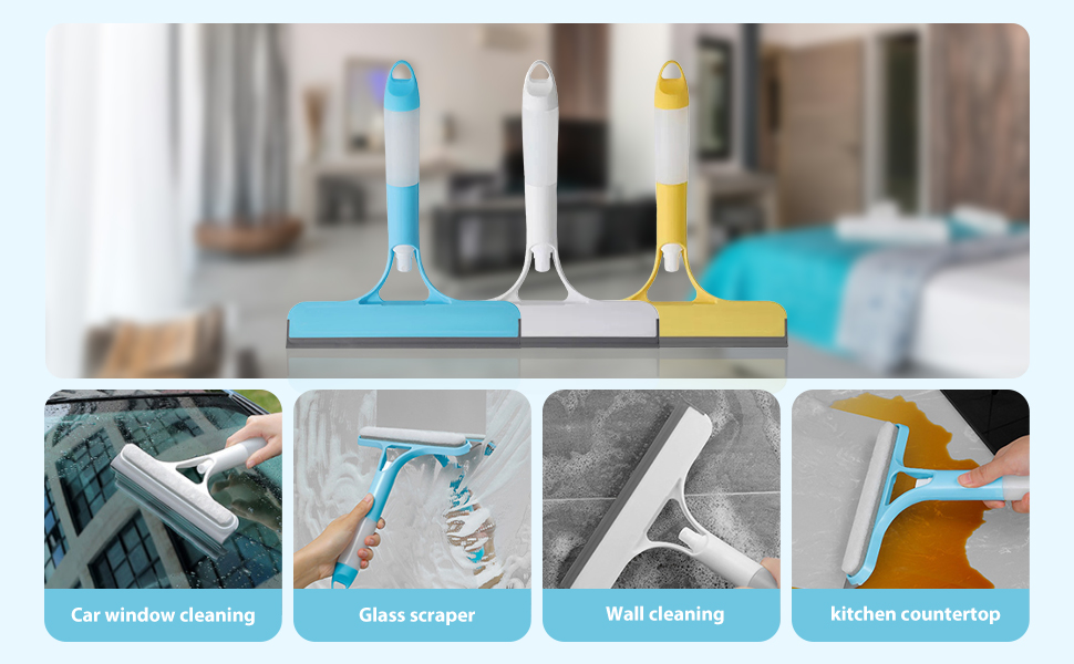 squeegee with sprayer