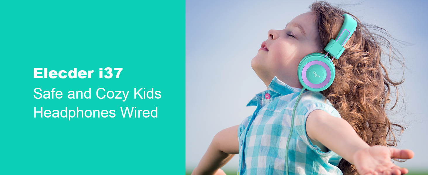 kids headphones for girls boys travel