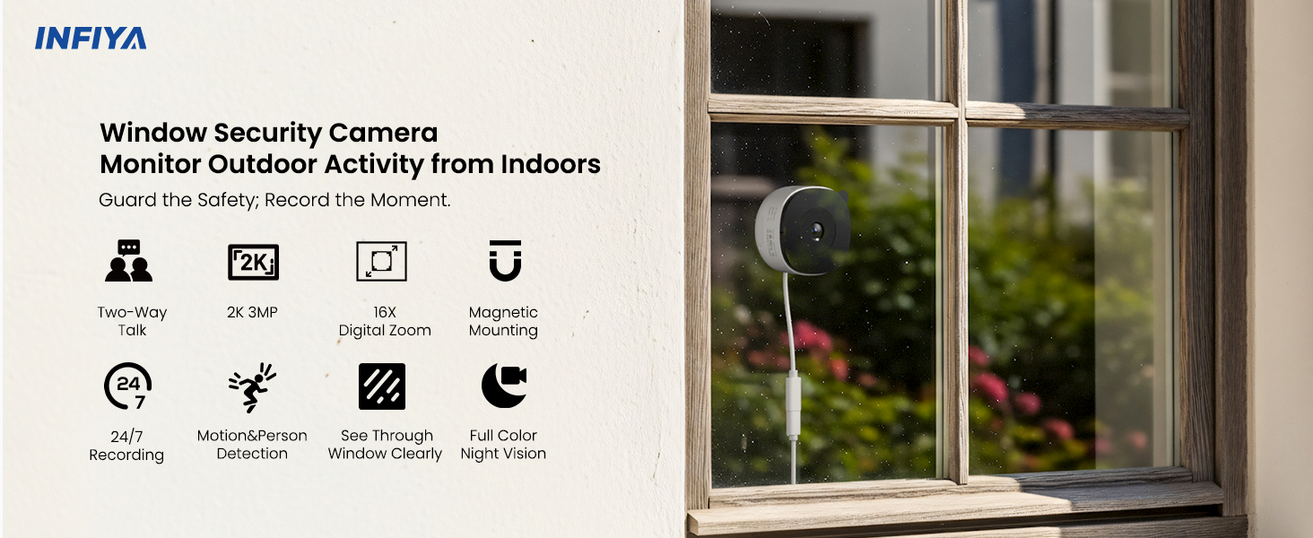 K1 Window Security Camera