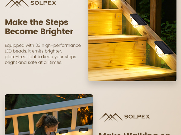 SOLAR STEP LIGHTS