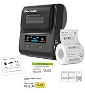 DETONGER DP30S 3 Inch Label Maker Machine with Tape Portable Bluetooth Thermal Labeler Sticker Ma...