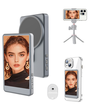 vlog selfie monitor screen iphone