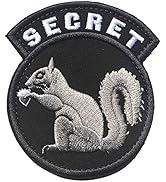 secret squirrel patch police backpack hook - swat iron on patch military patches air force police