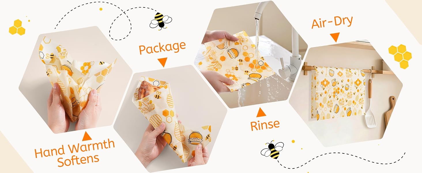 beeswax wraps for food