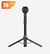 ULANZI TT86 Magnetic Tripod for iPhone 17, 35" Extendable Selfie Stick w Remote, 2-in-1 Phone Cli...