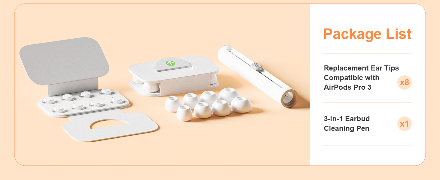 replacement ear tips for airpods pro 3