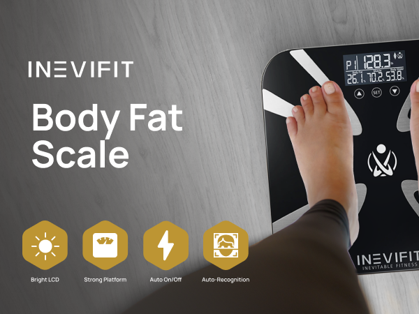 I-BA003 - INEVIFIT - Best Body Fat Scale - Premium A+ - Mobile