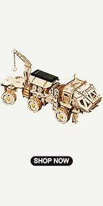 ROKR 3D Wooden Puzzles Model Kits for Adults Birthday Gift Mechanical Model Building Set Perpetual C...