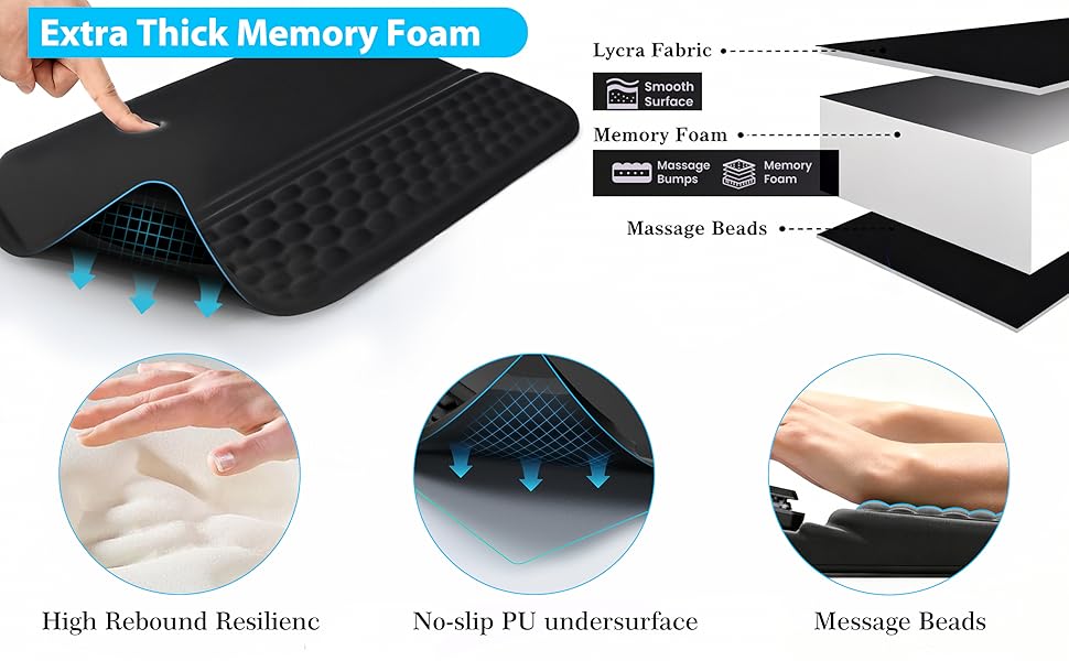 wrist support for keyboard