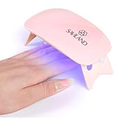 SAVILAND SSPro X Gel X U V Nail Lamp: 12W Pink Mini Portable U V Light for Gel Nails Fast Curing ...