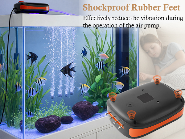 quiet fish tank air pump