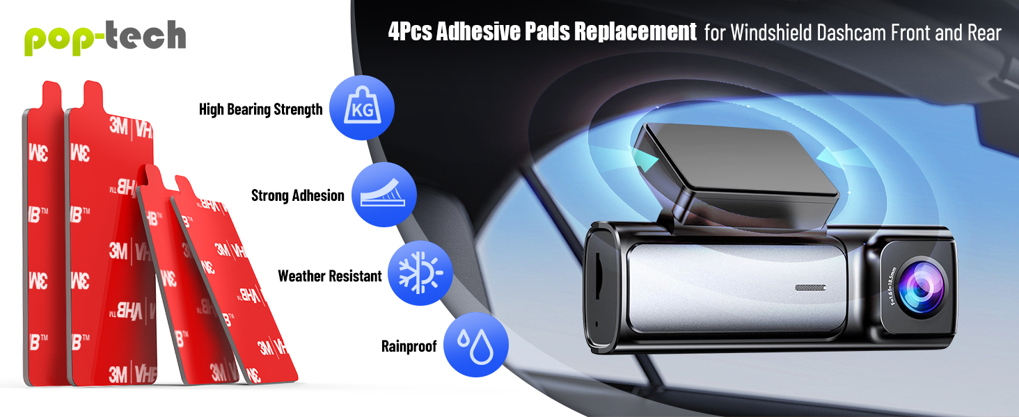 dash cam mounting tape