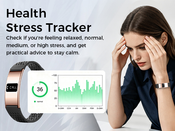 The stress monitoring function helps you understand your current emotional state