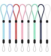 Hovmwey Wrist Strap Lanyard, 8 Pack Adjustable Wristlet Phone Lanyards for Keys, Cell Phone, Came...