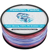 Reaction Tackle Braided Fishing Line - Pro Grade Power Performance for Saltwater or Freshwater Fi...