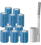 Disposable Toilet Brush for Bathroom Cleaning, Deep Cleaning Toilet Bowl Cleaner with Replaceable...