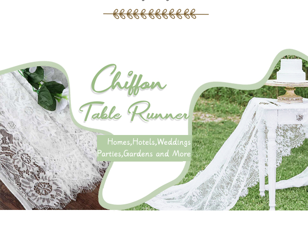 white lace tablerunner