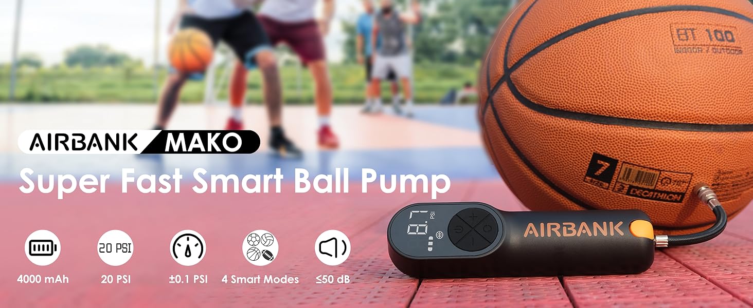 electric ball pump smart air pump for basketball