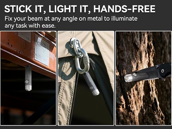 mini flashlight with Magnetic