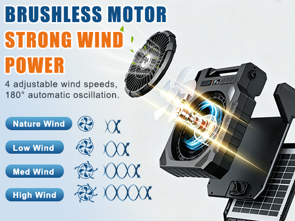 4 adjustable wine speeds, brushless motor