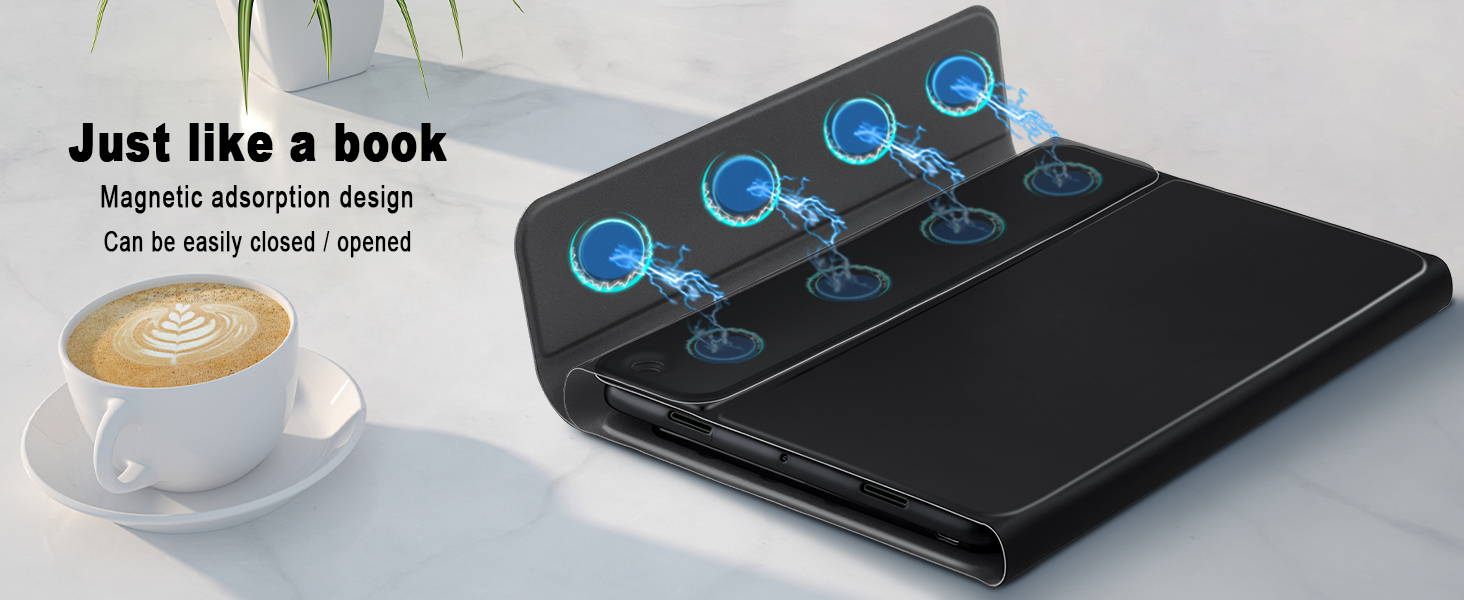 Google Pixel 11 Tablet Keyboard Case Black - 3