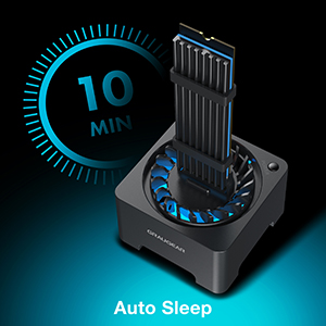 FIDECO M.2 NVMe SATA SSD Cloner Dock, USB 3.2 Gen2