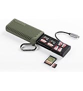 PGYTECH CreateMate High-Speed SD Card Reader USB 3.1 Type-C SD/TF Card Carrying Case Holder for C...