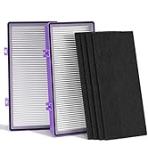 Performance Plus Replacement Filter(2 True HEPA Filters + 4 Carbon Booster Filters)Compatible wit...