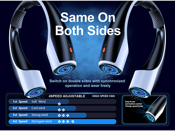 usb portable neck fan