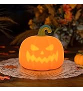 LEDHOLYT Night Light for Kids, Cute Silicone Nursery Pumpkin Lamp for Baby and Toddler, Halloween...