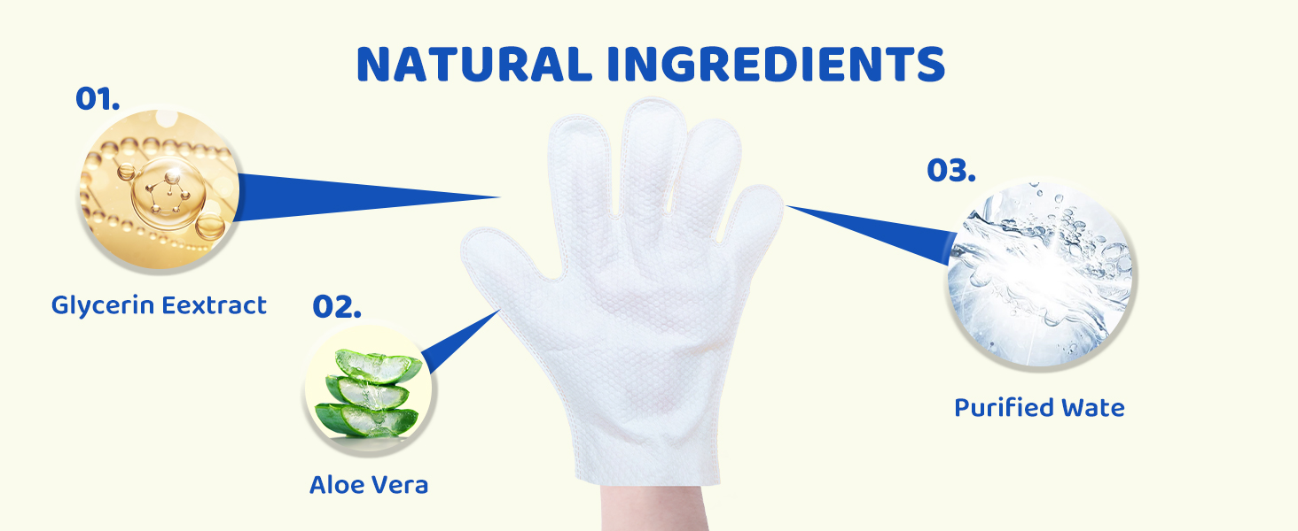 Pet Glove Wipes for Dogs