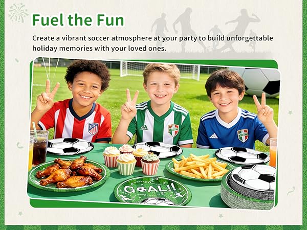 Soccer Paper Plates