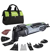WORKPRO Oscillating Multi-Tool Kit, 3.0 Amp Corded Quick-Lock Replaceable Oscillating Saw with 7 ...
