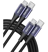 USB C to Micro USB Cable 6.6FT 2-Pack, Micro USB to USB C, Nylon Braided Type C to Micro Charger ...