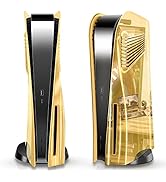 SIKEMAY PS5 Plates for Playstation 5 Disc Edition, PS5 Face Plates Cover Shell with Cooling Vents...