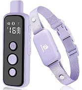Bousnic Shock Collar for Dogs - Waterproof Rechargeable Dog Electric Training Collar with Remote ...