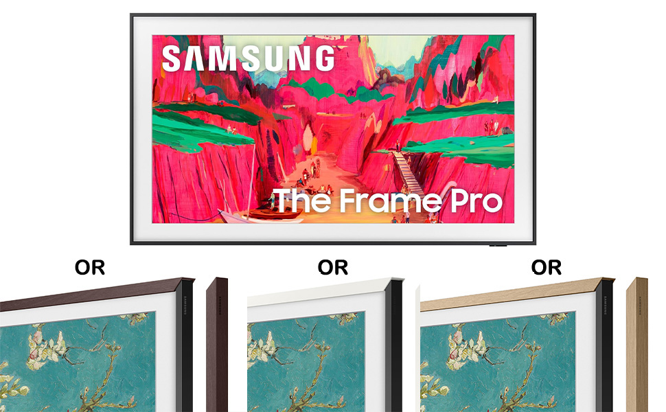 Samsung The Frame Pro TV with The Frame Bezel
