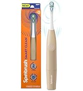 Spinbrush Smart Clean Battery Powered Electric Toothbrush for Adults with Dual Action Head, Pacer...