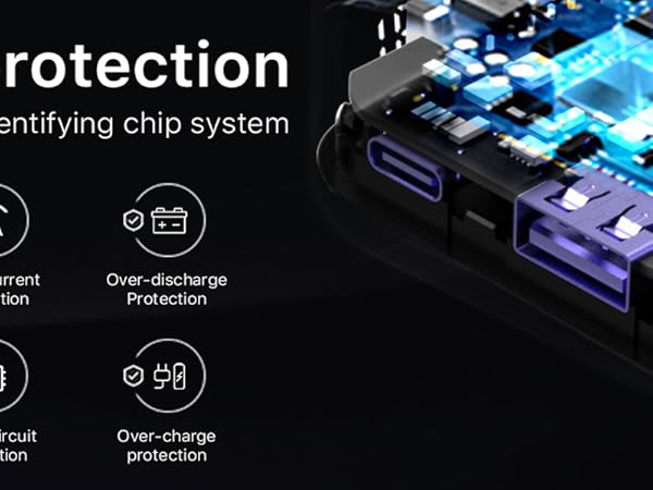 Type c battery pack phone battery bank external battery power bank cell phone charger power bank